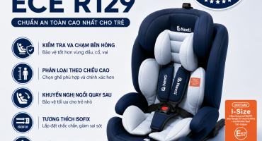 Tiêu Chuẩn i-Size ECE R129 Là Gì? Hướng Dẫn Chọn Ghế Ô Tô Trẻ Em Đúng Chuẩn An Toàn Mới Nhất