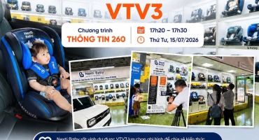 Ghế ô tô cho bé – Nexti Baby được VTV3 ghi hình và Dấu mốc khẳng định uy tín của Nexti Baby