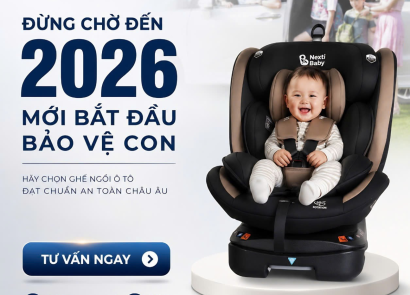 Ghế oto cho bé BMT – Luật bắt buộc từ 2026 & Hướng dẫn chọn chuẩn