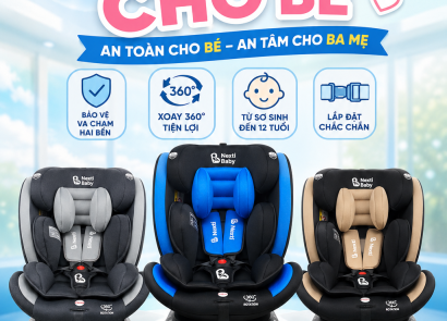 Ghế An Toàn Trẻ Em – Giải Pháp Bảo Vệ Con Yêu Trên Mọi Hành Trình