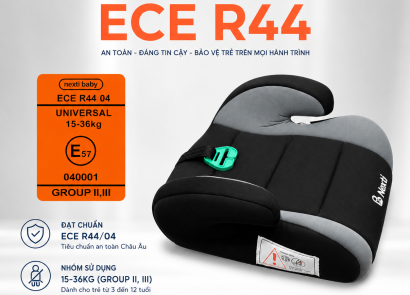 Tiêu Chuẩn ECE R44 Là Gì? Tìm Hiểu Chi Tiết Tiêu Chuẩn An Toàn Ghế Ô Tô Trẻ Em