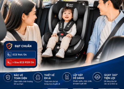 Từ 01/07/2026, Ghế Ô Tô Cho Bé Chính Thức Được Áp Dụng Theo Quy Định Mới