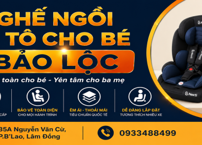 Ghế Ngồi Ô Tô Cho Bé Bảo Lộc Chính Hãng, An Toàn – Đại Lý Nexti Baby Tại Lâm Đồng